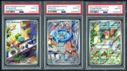 2024 Pokemon SCR EN IR Squirtle Charmander Bulbasaur Sequential PSA 10 Set (3) - Image 1