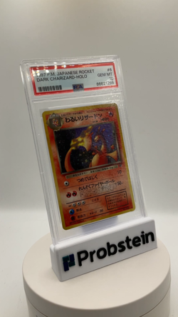 1997 Pokemon Japanese Rocket #6 Dark Charizard Holo PSA 10 GEM MINT - Image 2