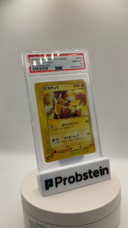 2002 Pokemon Japanese McDonald's #010 Pikachu PSA 10 GEM MINT - Image 2