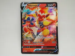 Infernape V SWSH252 SWSH: Sword & Shield Promo Cards Holo LP - Image 1
