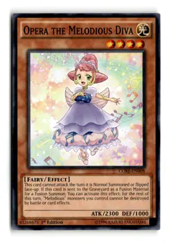 Opera the Melodious Diva - CORE-EN008 1st Edition - YuGiOh-LP - Image 1