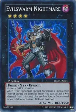 Yugioh - Evilswarm Nightmare (Super Rare) (1st Edition) - HA07-EN023 (P) - Image 1