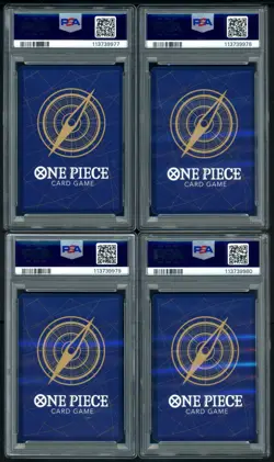 Lot of (10) PSA 10 Sequential One Piece English 1st Anniversary Set w/ Luffy - Image 5