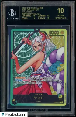 2025 One Piece 25th Collection JPN #OP06022 Yamato L BGS 10 PRISTINE - Image 1