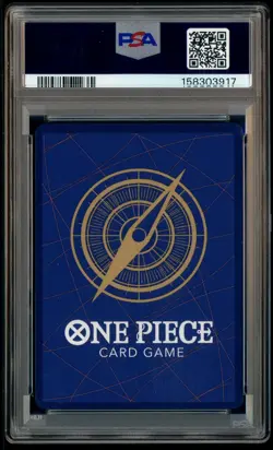 2025 One Piece OP13 EN Red Manga Alternate Art #119 Portgas D. Ace PSA 10 - Image 3