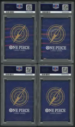 Lot of (10) PSA 10 Sequential One Piece English 1st Anniversary Set w/ Luffy - Image 3