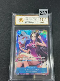 One Piece OP01-078 Boa Hancock PRB01 Alternate Alt Art Parallel Foil Grade 10 - Image 1