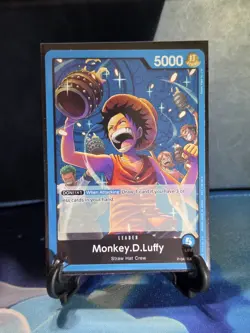 One Piece TCG Monkey.D.Luffy P-047 Sealed Battle Kit Trophy Promo NM - Image 1