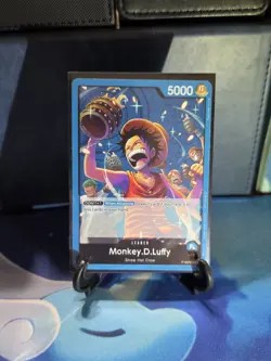 One Piece TCG Monkey.D.Luffy P-047 Sealed Battle Kit Trophy Promo NM - Image 2