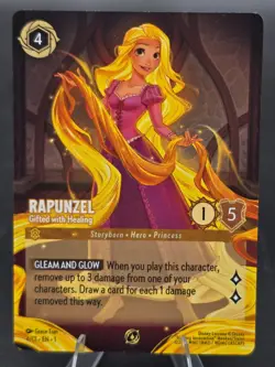 Rapunzel Gifted with Healing 4/C1 DLC Promo Disney Lorcana Card Non-foil x1 - Image 1