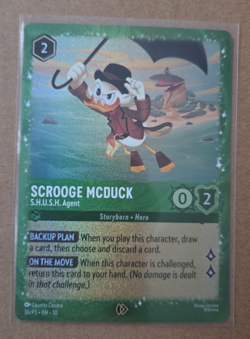 Scrooge McDuck - S.H.U.S.H. Agent 36 Disney Lorcana Promo Cards Holo - Image 1