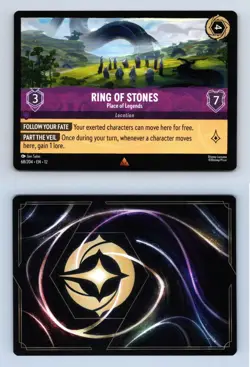 Ring Of Stones #68/204 Disney Lorcana Wilds Unknown 2026 Rare TCG Card - Image 1