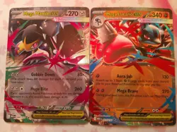 Pokemon TCG Mega EX Card Lot, Gardevior. Camerupt, Abomasnow, Lucario - Image 3