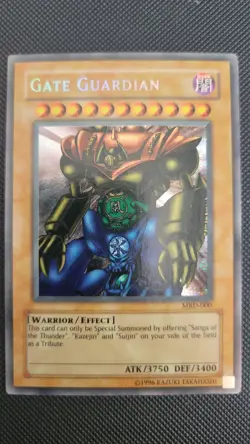 Gate Guardian MRD-000 Metal Raiders Secret Rare Yugioh CARD - Image 1