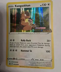 (See Desc) Kangaskhan Darkness Ablaze Prerelease Black Star Promo Pokemon Card - Image 1