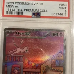 PSA 9 MINT Mew ex 053 Sv: Scarlet & Violet Promo Cards Holo Pokemon - Image 5