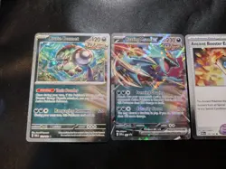 Roaring Moon ex SVP 067 Holo Black Star Promo + Cosmos Holos Pokemon Card Set NM - Image 2
