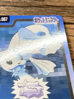 Pokemon Carddass Card Dewgong File No.87 Bandai Pocket Monsters 1997 Japan - Image 5