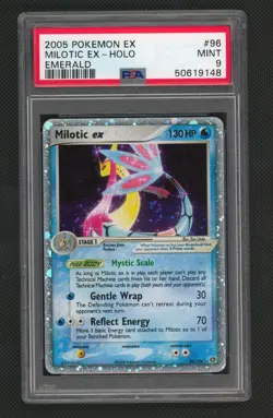 Milotic ex Pokemon Card EX Emerald 96/106 ARK BGS PSA 9 - Image 1