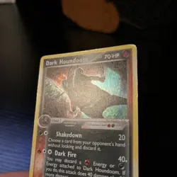 Vintage Rare Holo Dark Houndoom HP 5/109 EX Team Rocket Returns TCG Pokemon Card - Image 3
