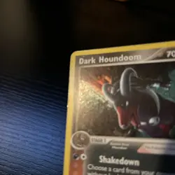 Vintage Rare Holo Dark Houndoom HP 5/109 EX Team Rocket Returns TCG Pokemon Card - Image 5