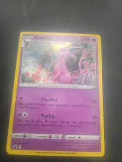 Pokemon Espeon TCG SWSH174 Black Star Promo Holo Card NM-/LP +Condition - Image 1