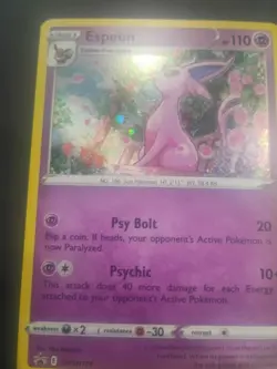 Pokemon Espeon TCG SWSH174 Black Star Promo Holo Card NM-/LP +Condition - Image 3