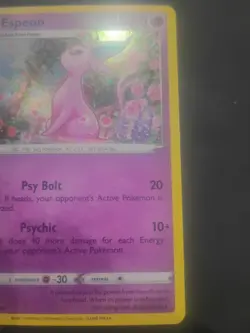 Pokemon Espeon TCG SWSH174 Black Star Promo Holo Card NM-/LP +Condition - Image 4