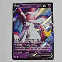 Dark Sylveon V SWSH134 Black Star Promo NM Pokemon Card – Celebrations - Image 1