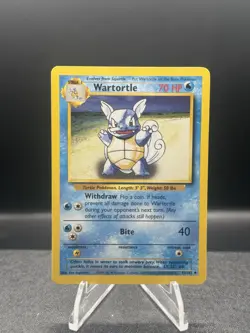 Pokemon Card - Wartortle 042/102 Base Set - MP - Image 1