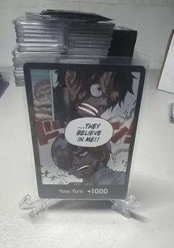 DON!! Card (Alternate Art) A Fist of Divine Speed Foil - Image 1