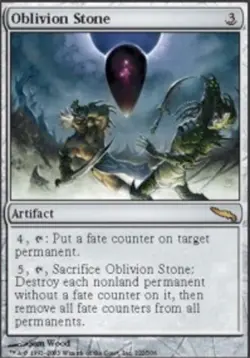 1x Oblivion Stone Moderate Play MTG Magic - Kid Icarus - - Image 1
