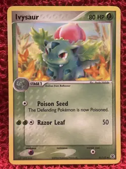 Ivysaur 35/112 2004 EX FireRed & LeafGreen Pokemon Card TCG Nintendo - LP / Mp - Image 1
