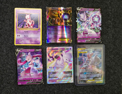 Mewtwo & Mew GX SM191 Sm Holo TagTeam - & 5 other Mewtwo cards - Image 1