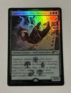 MTG Spider-Man Miles Morales P0008 Foil Promo NM - Image 1