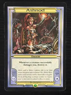 Magic MTG Oversized Ashnod Promo Near Mint Vanguard - Image 1