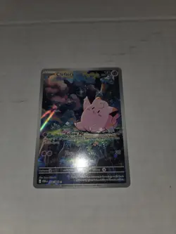 Pokemon TCG Clefairy 094/088 Holo Full Art Illustration Rare Perfect Order NM - Image 1