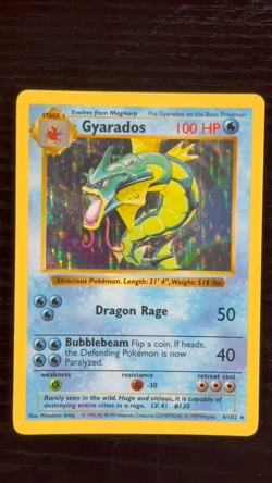 Pokemon TCG Gyarados Base Set Shadowless Holo Foil Near Mint NM - Free Returns! - Image 2