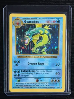 Pokemon TCG Gyarados Base Set Shadowless Holo Foil Near Mint NM - Free Returns! - Image 4
