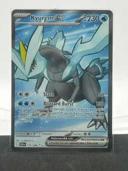 Kyurem ex 157/086 Ultra Rare Black Bolt Pokemon Near Mint - Image 1