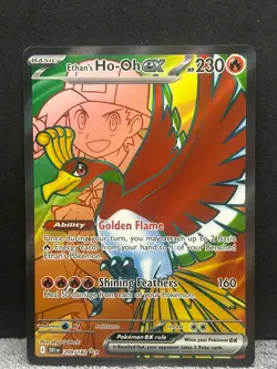 Ethan's Ho-Oh ex 209/182 Ultra Rare Destined Rivals Holo Near Mint - Image 1