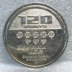 Pokemon Japanese Nintendo - Metal Battle Silver Coin - Medal - Weavile - #1060 - Image 2