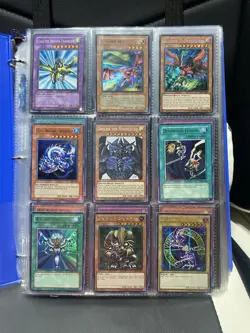 YuGiOh 300 all Holographic Card Collection Binder Organized NM Cards In Sleeves - Image 1