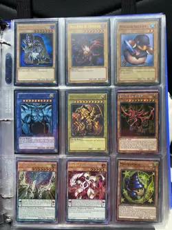 YuGiOh 300 all Holographic Card Collection Binder Organized NM Cards In Sleeves - Image 2