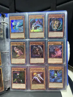 YuGiOh 300 all Holographic Card Collection Binder Organized NM Cards In Sleeves - Image 4