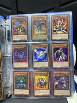 YuGiOh 300 all Holographic Card Collection Binder Organized NM Cards In Sleeves - Image 5