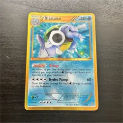 Pokemon Blastoise 137/135 Plasma Storm Secret Rare Holo HP 140 English - Image 1