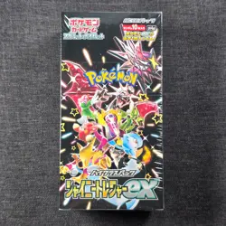 Pokemon TCG: Scarlet & Violet High Class Shiny Treasure ex Booster Box Sv4a Mint 4521329394824 - Image 1
