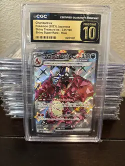 Charizard ex 331/190 SSR Shiny Treasure ex 2023 Japanese CGC Pristine 10 Pokemon - Image 1