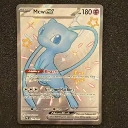 Mew EX 216/091 Paldean Fates Holo Shiny Full Art NM Pokemon TCG #LA2 - Image 1